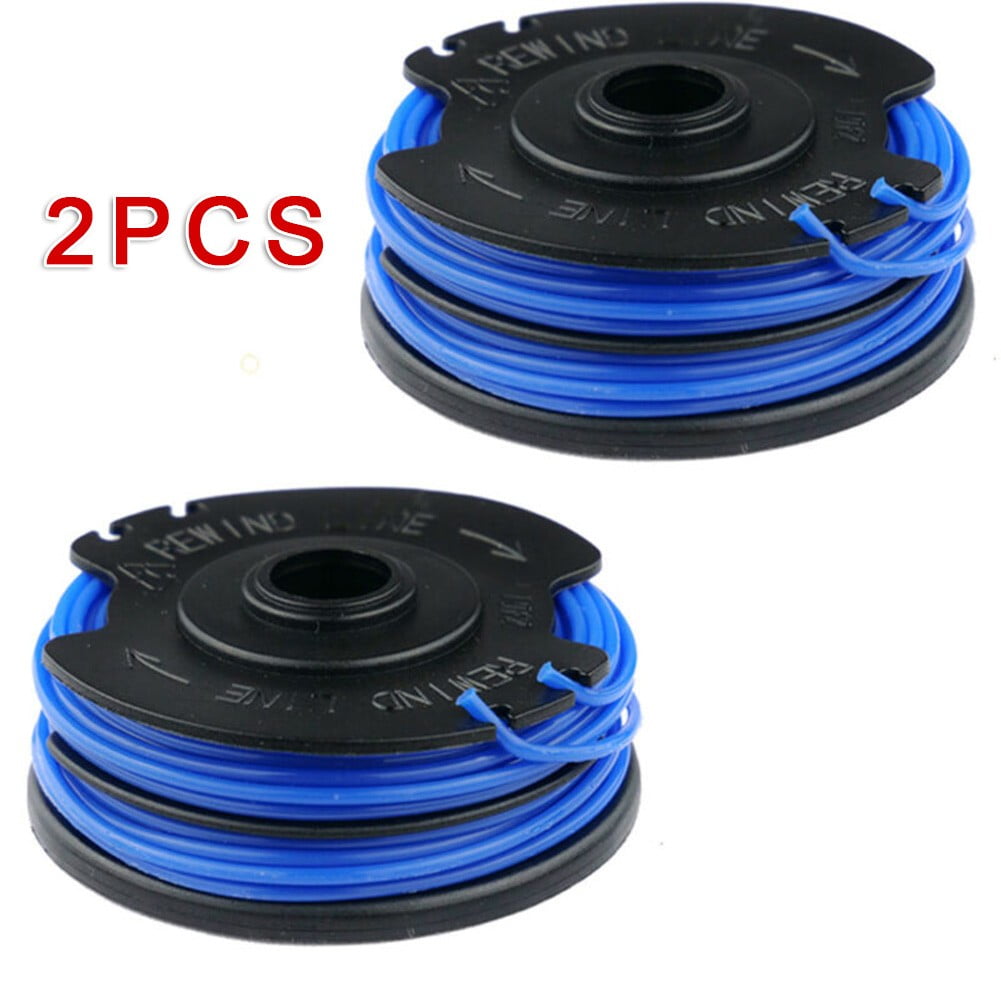 2pcs Twin Line Spool With Strimmer Cords Fits For Flymo Model Contour Power Trim