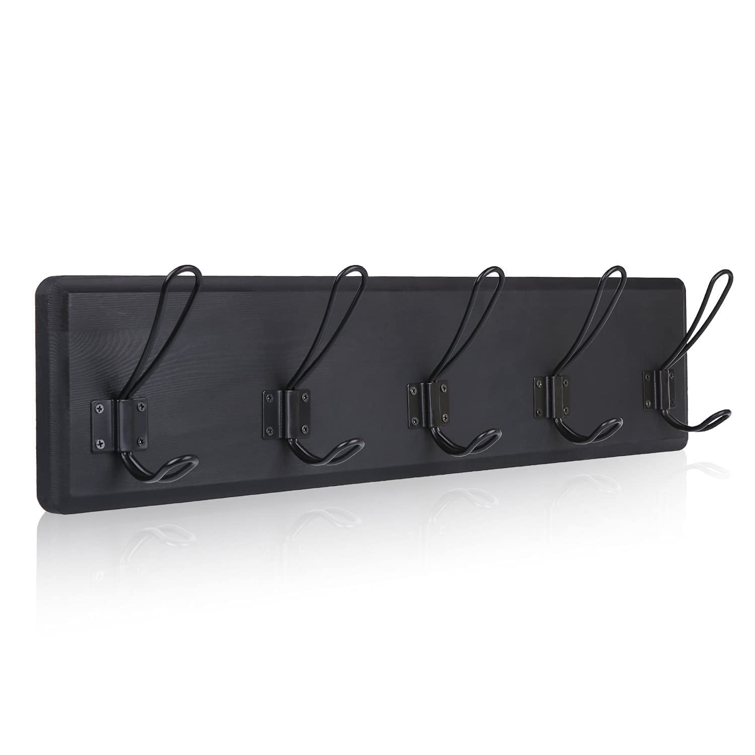 YIHATA Coat Hooks for Wall, 24" Wall Coat Rack with 10 Hooks Wall