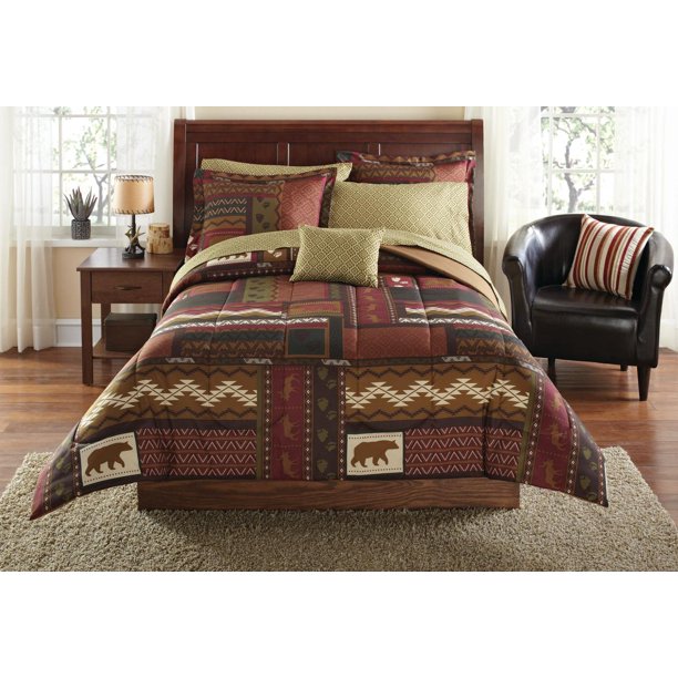Mainstays Cabin Bed in a Bag Bedding Set