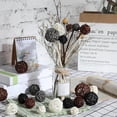 thumbnail image 6 of 72 Pcs Wicker Rattan Balls Decorative Balls for Vase Centerpiece Bowls Orbs Filler for Spring Summer Craft Home Decor, 4 Sizes(White, Dark Gray, Brown, Black), 6 of 7