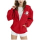 thumbnail image 2 of Sudadera con capucha y manga larga para niños y niñas, estilo informal, deportivo, con estampado degradado, cuello redondo, poliéster, 2 of 6