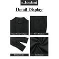thumbnail image 3 of a.Jesdani Women's Cardigan Casual Lightweight Knit Cardigan Sweaters with Pockets Charcoal Black S, 3 of 15
