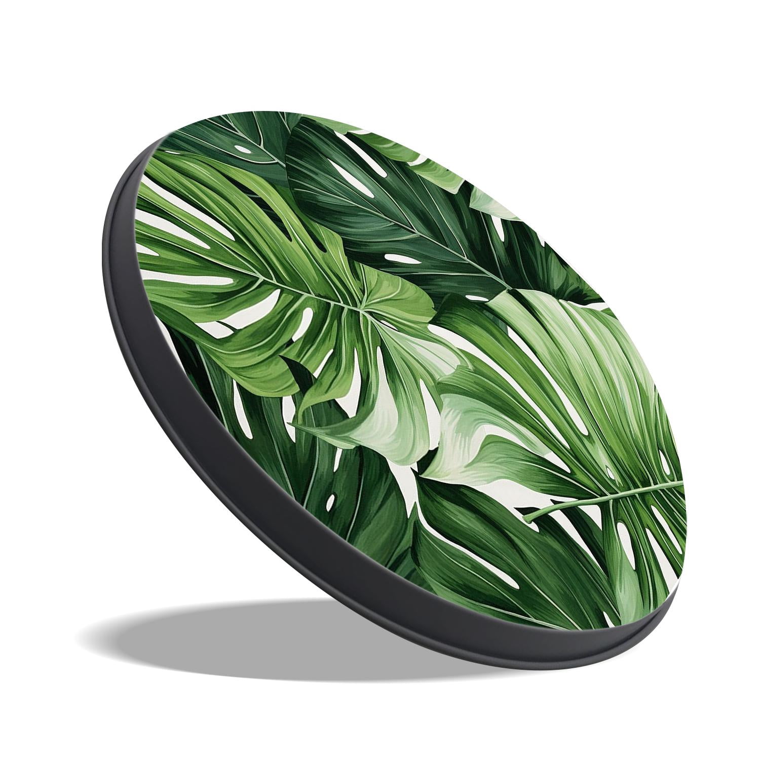 Stove Burner Covers 4 Pcs for Home Decor Cooktop Decorative ,palm leaf Art, Round Electric Stove Burner Covers 8Inch And 10Inch