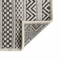 thumbnail image 5 of Unique Loom Outdoor Striped Collection Area Rug - Maia (10' x 13' 1" Rectangle Beige/Black), 5 of 12