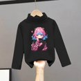 thumbnail image 2 of shqvo Girls Long Sleeve Shirts Turtleneck Shirts Solid Color Warm Tee Tops Kids Fall Casual Base Layer Fall Winter Clothes for Boys Girls, 2 of 4