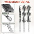thumbnail image 2 of Compatible avec 10pcs Brosse d'Alésage en Acier Inoxydable dans Différentes Tailles 1/4inch Tige Hexagonale, 2 of 5