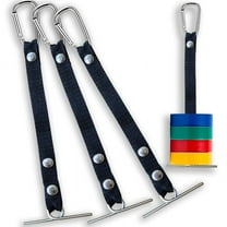 Fallingstar Tape Thong for Tool Belts 2.4 Inch Wide Electrical Tape Holder Black AdjustableTool Belts 2 Pcs