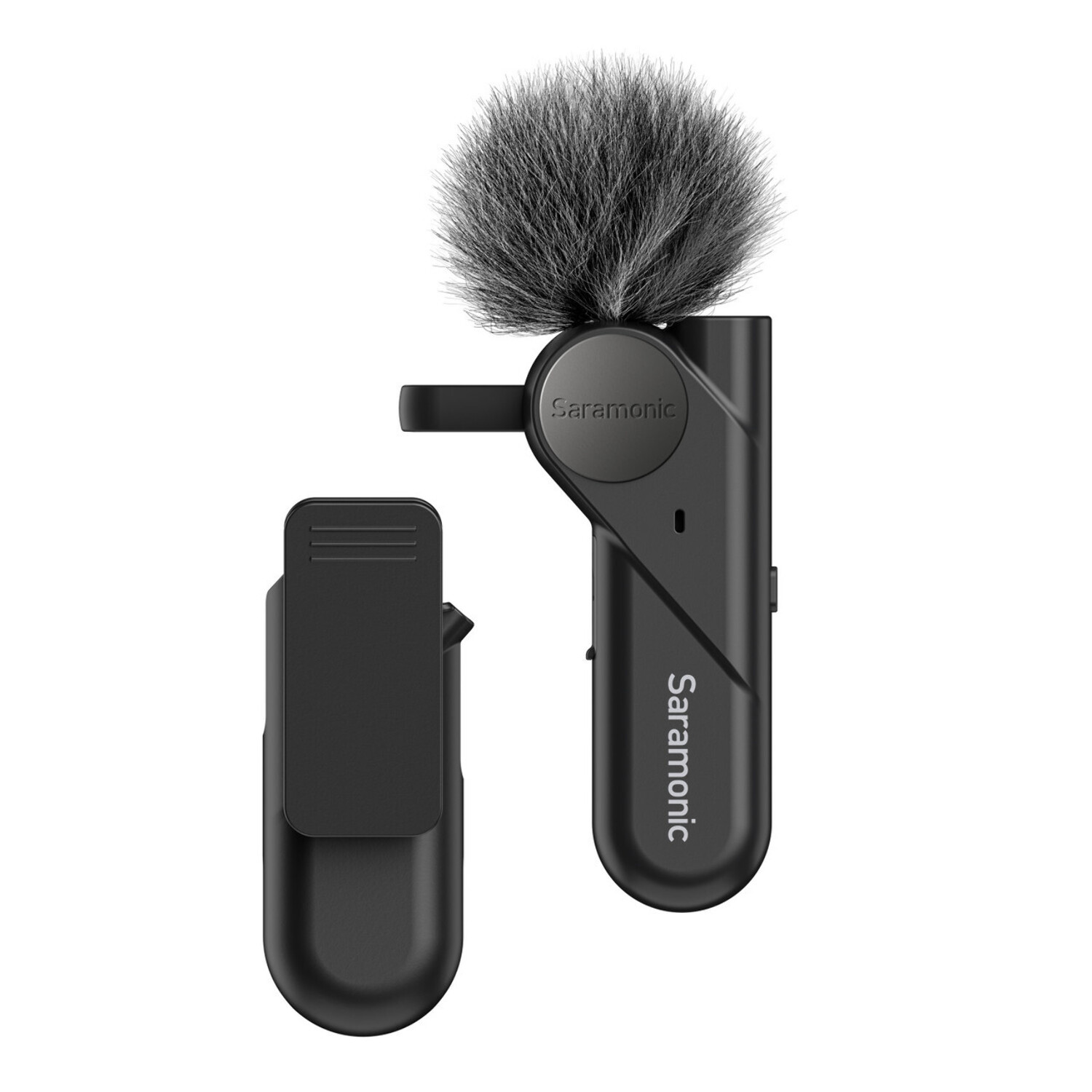 Saramonic BTW Wireless BT Clip-On Mic w/ Headphone Out & Noise Reduction for Computers, Mobile Devices & More