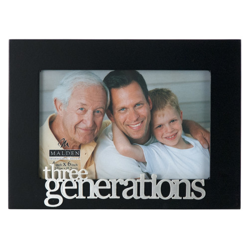 THREE GENERATIONS Expressions frame by Malden 4x6