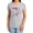 Athletic Heather, variant on Superman Nice Catch Women's T Shirt, Pink, Large