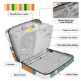 thumbnail image 4 of Haosy Accordion File Organizer Zipper Binder 500 Sheet 6-Tab Expanding File Folder Multi-Pocket 1.2 Inch 3 Ring Cartoon Dinosaurs Leaves, 4 of 7