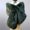 Green, variant on Neckerchief Autumn Winter Cheongsam Accessories Thickened Warm Shawl Imitation Stage Performance 1 K