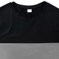 thumbnail image 5 of Men's Spring Fall Long Sleeve Tee Shirts Color Block Pullover Casual Round Neck Fitness Sports Basic Tops, 5 of 6