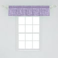 thumbnail image 2 of Ambesonne Lilac Valance Pack of 2, Romantic Syringa Garden, 54"X12", Lilac, 2 of 2