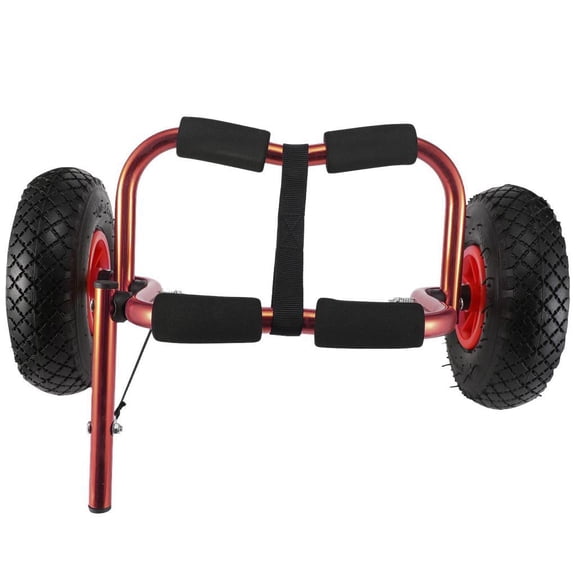 yotijay Kayak Cart Canoe Transport Cart Folding Marine Vessel Sturdy 10 inch Solid Wheel