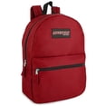 thumbnail image 3 of 24 pack Solid Color 17 inch Backpacks in Black, Navy Blue, Gray, Red ,Hunter Green, 3 of 6