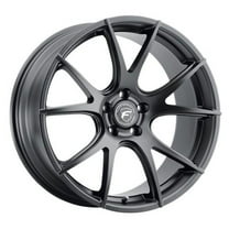 19x11 Forgestar F222 CF5V Satin Black Wheel 6x4.5 (43mm)