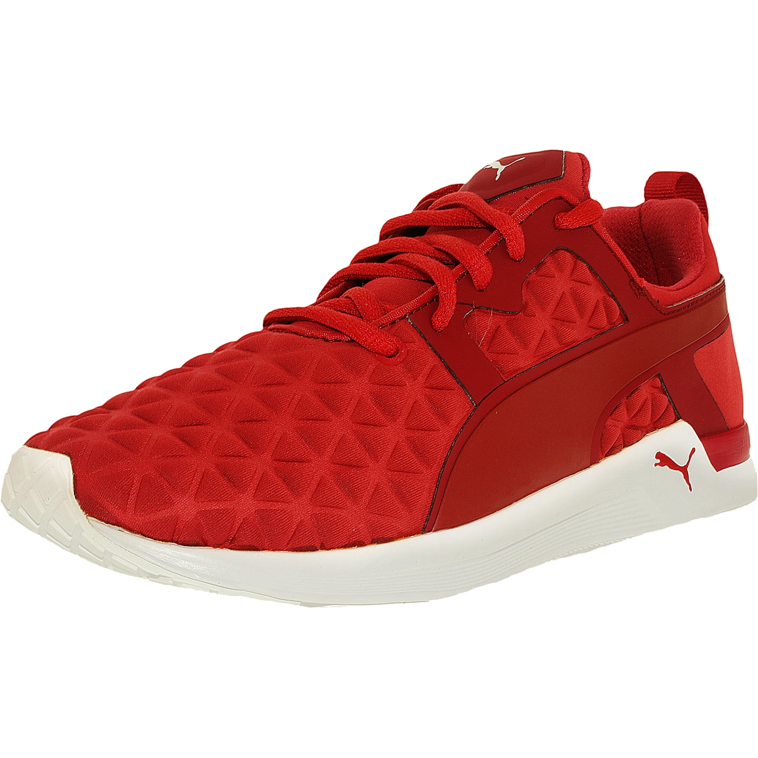 puma red ankle shoes