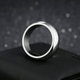 thumbnail image 2 of Bystar Men Ring Classic Stainless Steel Plain Wedding Band Ring, 2 of 4