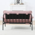 thumbnail image 6 of Jopath 53" Loveseat Sofa Couch for Small Spaces,Corduroy 2-Seater Love Seats Sofa Couch for Apartment, Bedroom,Pink, 6 of 7