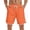 Orange, variant on Horkkom Swim Shorts Men Elastic Waist Drawstring Bathing Suit Summer Vacation Beach Shorts Trunks with Pockets L