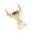 Gold, variant on WINDLAND Middle Eastern Themed Iron Tealight Candle Holders Moon Tower Shape Home Accent