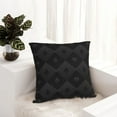 thumbnail image 6 of Honeii Black Poker Print Throw Pillow, Square Decorative Pillow Forms Soft Fluffy Plump Pillow Decorative Pillow Inserts,Couch Pillows-24"x24", 6 of 7