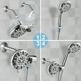 Couradric Dual Rain Shower Head, 35 Spray Settings, 2 in 1 Handheld