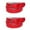 Red, variant on CTM  1 3/8 Inch Wide Basic Bridle Belt Twin Pack (Women)