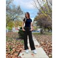 thumbnail image 3 of HSHDLDF Wide Leg Pants for Women Yoga Pants with Pockets Loose Lounge Sweatpants Petite/Regular/Tall, 3 of 6