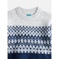 thumbnail image 2 of Wonder Nation Boys' Fair Isle Sweater with Long Sleeves, Sizes 4-18, 2 of 3