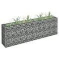 thumbnail image 1 of vidaXL Gabion Lit Surélevé Acier Galvanisé 180x30x60 cm, 1 of 4