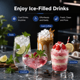 thumbnail image 5 of Friwest Nugget Ice Maker Countertop, Portable Pebble Ice Machine with Self-Cleaning, Soft Chewable Ice Maker for Home Kitchen Office RV, 5 of 9