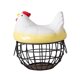 thumbnail image 2 of Cesta para huevos, cesta versátil para recoger huevos, adorno de escritorio, contenedor de verduras Amarillo Negro, 2 of 9