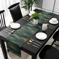 thumbnail image 3 of Green Forest Table Runner 72 Inches Long, Pine Tree Summer Botanical Modern Art Kitchen Coffee Dining Table Decoration for Home Party Birthday Wedding Home Decor 14x72 Inches, 3 of 8