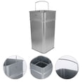 thumbnail image 3 of Yongwei garbage can Outdoor Metal Trash Bin Inside Bucket Metal Trash Can Multipurpose Bucket with Handle, 3 of 10