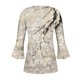 thumbnail image 5 of ICHUANYI Clearance Women Fashion Printed Casual V-Neck Short Sleeve Loose T-Shirt Blouse Tops(Beige, L) ICHUANYI WER2023080912444, 5 of 5