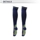 thumbnail image 4 of Calcetines de ciclismo Unique Bargains antideslizantes para exteriores, color azul marino y verde claro, tamaño M, neutros y universales, 1 par, combinación de colores, lunares, 4 of 6