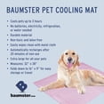 thumbnail image 4 of Baumster Large Cooling Pet Mat, 38" x 32", Green - Self Cooling Mat for Dogs and Cats - For Beds, Crates, Kennels and More, 4 of 4