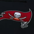 thumbnail image 4 of Women's Mitchell & Ness Black Tampa Bay Buccaneers EST. 1976 Mechanic Cropped Full-Zip Jacket, 4 of 7