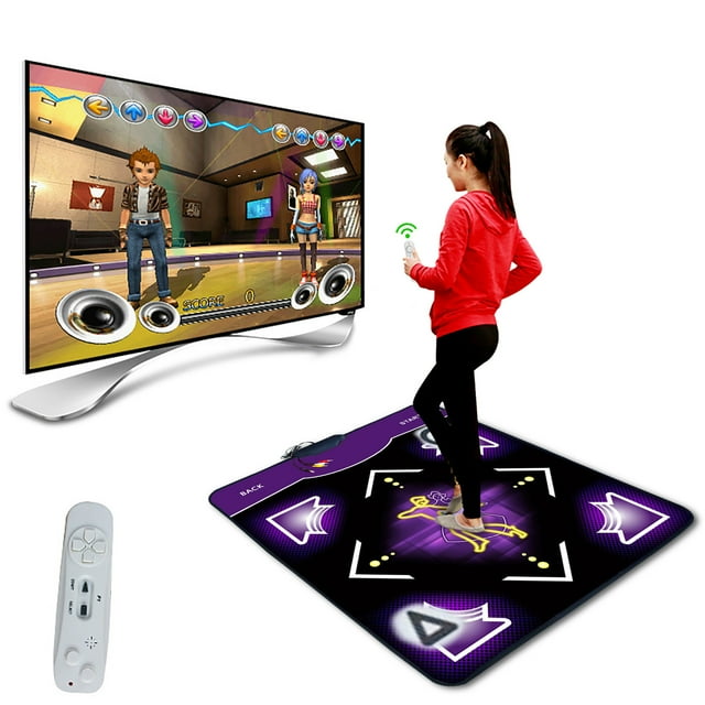 Interactive Education Dance Mats for TV Yoga Step 32 PC Bit Sense Game Pads Dancers Fitness Workout Home Physical Learning Activity Entertainment Multifunctional Electronic Smart