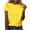 Yellow, variant on Njagoc3 Women's Heartbeat Line Heart Print Short Sleeve Top - Romantic Valentine's Day Casual Wear