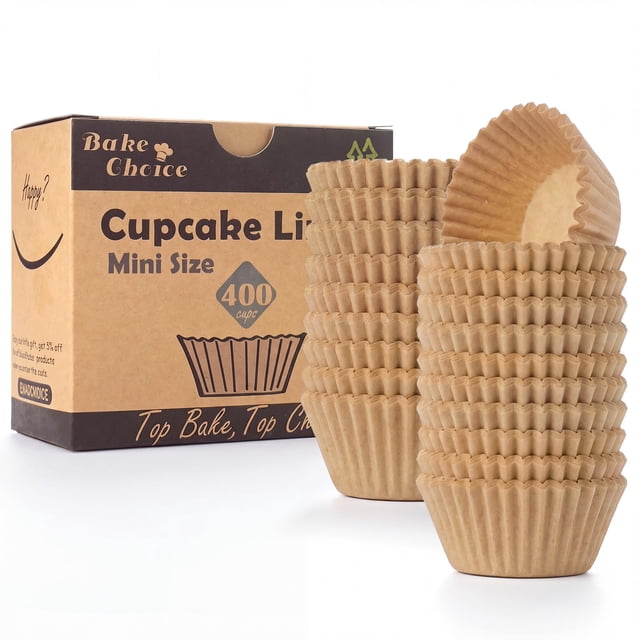 Molde para Mini Cupcakes Bake Choice 400 unidades 3.5 cm