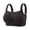 Black, variant on MEICHEN Daily Bras Women Adjustable Strap No Underwire Bralette Bras Everyday Comfy Wirefree Full Coverage Bra