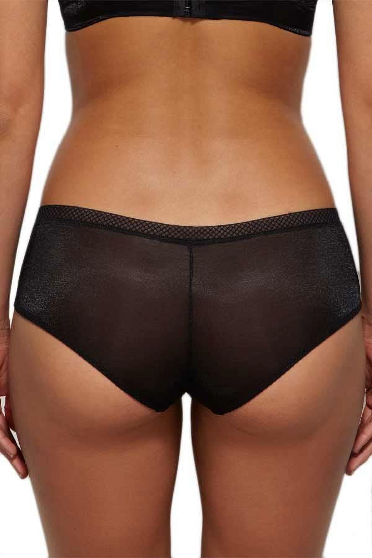 Sheer See Through Shorts Panty Gossard Glossies Black 
