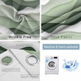 thumbnail image 6 of Blackout Curtains for Bedroom, Sage Green Ombre Room Darkening Window Drapes for Living Room, Modern Moire Geometric Abstract Thermal Insulated Grommet Curtains, 52x45 inch, 2 Panels, 6 of 9