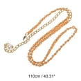 thumbnail image 3 of Unique Bargains 1 Pc Waist Chain Thin Adjustable Waist Cord for Women Orange, 3 of 6