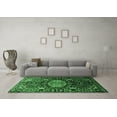 thumbnail image 3 of Ahgly Company Indoor Square Persian Emerald Green Traditional Area Rugs, 5' Square, 3 of 4