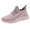 Pink, variant on NOKIO Women's Running Shoes Non Slip Shoes Breathable Lightweight Fashion Sneakers Slip Resistant Athletic Sports Walking Gym Work Shoes Women Sports Shoes Lace Up Fly Woven Mesh Shoes