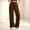 Brown, variant on Hueook Dress Pants Women Ladies' Trendy Casual Straight Leg Pants with Pockets Blue 3X